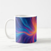 Vibrant Swirl Abstract Art Mug Kaffeetasse (Links)