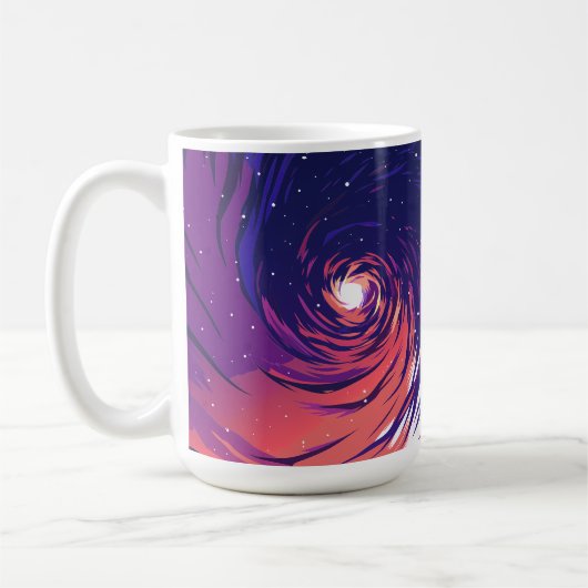 Vibrant Swirling Galaxy with Bright Center Kaffeetasse (Links)