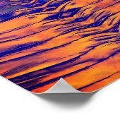 Vibrant Symmetrical Abstract Pattern Poster (Ecke)