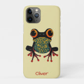 Vibrant Tree Frog Illustration Case-Mate iPhone Hülle (Rückseite)