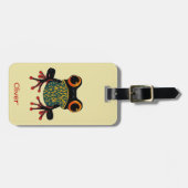 Vibrant Tree Frog Illustration Gepäckanhänger (Vorderseite horizontal)