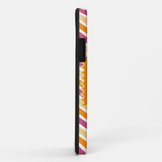 Vibrant Tribal ZigZag Case-Mate iPhone Hülle (Hinten/Rechts)