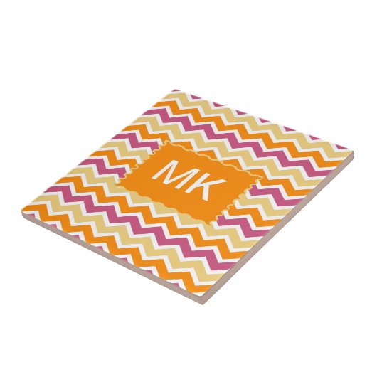 Vibrant Tribal ZigZag Fliese (Seite)