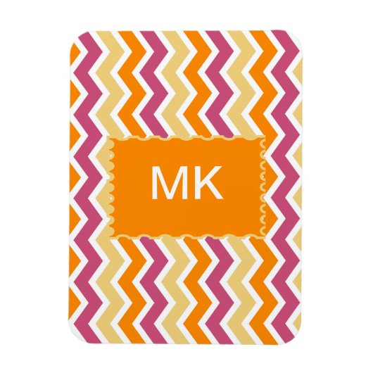 Vibrant Tribal ZigZag Magnet (Vertikal)