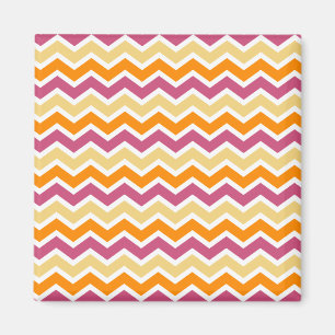 Vibrant Tribal ZigZag Magnet