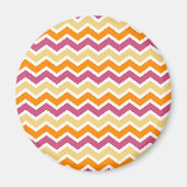 Vibrant Tribal ZigZag Magnet (Vorne)