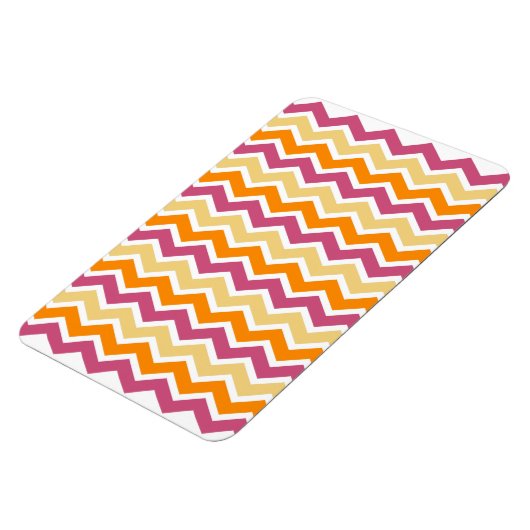 Vibrant Tribal ZigZag Magnet (Linke Seite)