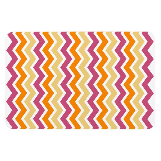 Vibrant Tribal ZigZag Magnet (Horizontal)