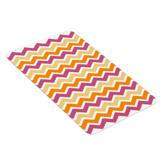Vibrant Tribal ZigZag Magnet (Rechte Seite)