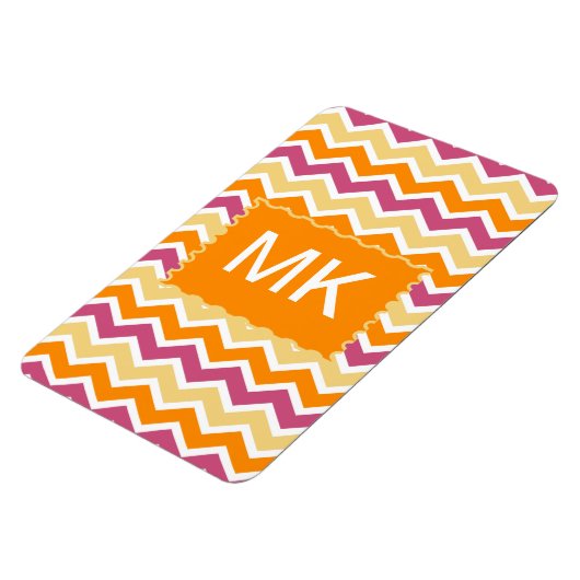 Vibrant Tribal ZigZag Magnet (Linke Seite)