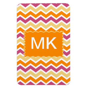 Vibrant Tribal ZigZag Magnet