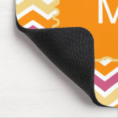 Vibrant Tribal ZigZag Mousepad (Ecke)