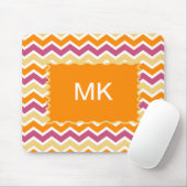 Vibrant Tribal ZigZag Mousepad (Mit Mouse)