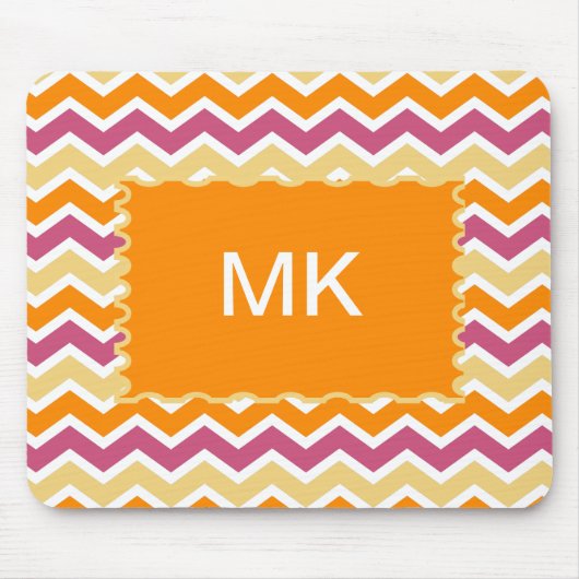 Vibrant Tribal ZigZag Mousepad (Vorne)