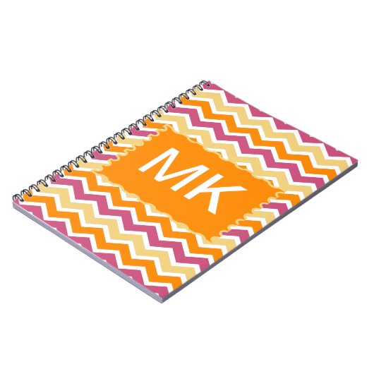Vibrant Tribal ZigZag Notizblock (Linke Seite)