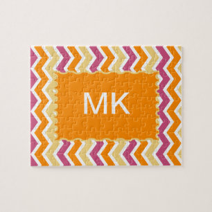 Vibrant Tribal ZigZag Puzzle