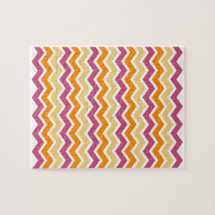 Vibrant Tribal ZigZag Puzzle
