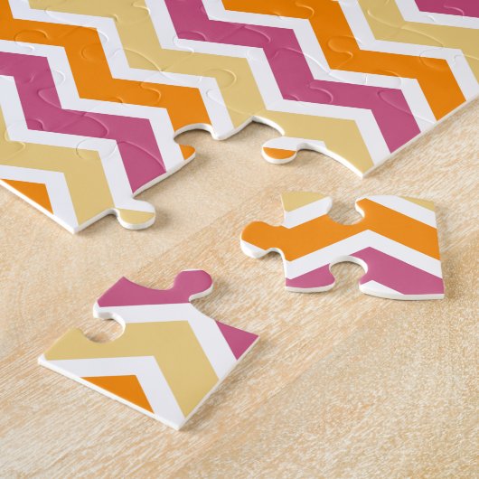 Vibrant Tribal ZigZag Puzzle (Seite)