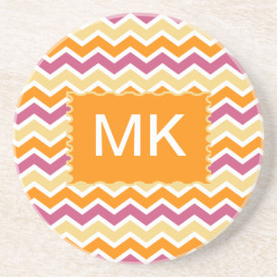 Vibrant Tribal ZigZag Untersetzer