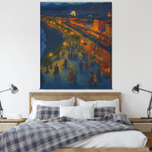 Vibrant Urban Art for Modern Walls Leinwanddruck (Insitu (Schlafzimmer))