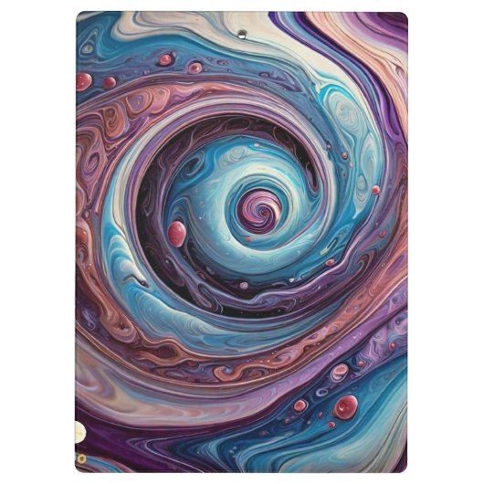 "Vibrant Vibe Voyage" Klemmbrett (Rückseite)