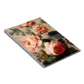 Vibrant Vintage Floral Arrangement Notizblock (Rechte Seite)
