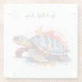 Vibrant Voyager, custom Glasuntersetzer (Rückseite)