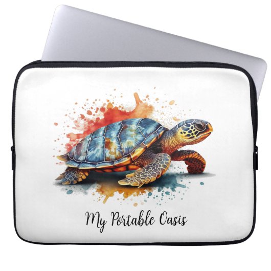 Vibrant Voyager, custom Laptopschutzhülle (Vorderseite)