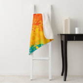 Vibrant Watercolor Chaos Art Sherpadecke (Beispiel)