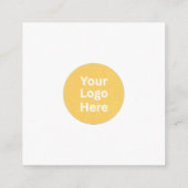 Vibrant Watercolor Tree Thank You Business Begleitkarte (Rückseite)