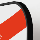 Vibrant Watercolor Wildflowers Personalized Pickleball Schläger (Linke Seite)