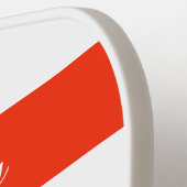 Vibrant Watercolor Wildflowers Personalized Pickleball Schläger (Linke Seite)