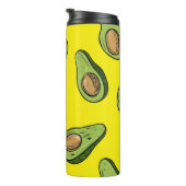 Vibrant Yellow Fruit Illustration - Insulated  Thermosbecher (Nach rechts gedreht)