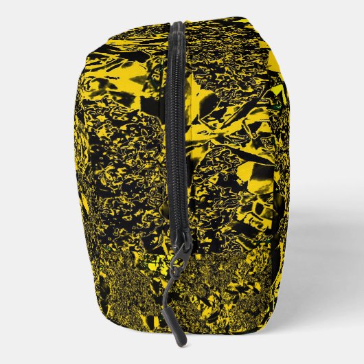 Vibrant Yellow Monogram Toiletry Bag Waschbeutel (Rechts)