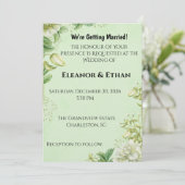 Vibrant Yellow Tulip & Ranunculus Formal Wedding I Einladung (Stehend Vorderseite)