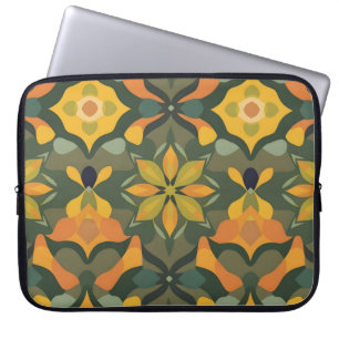 Vibrante geometrische Neopren-Laptop-Hülle 13" Laptopschutzhülle