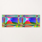 🌈 Vibrantes Abstrakt Yogamatte (Vorderseite (Horizontal))