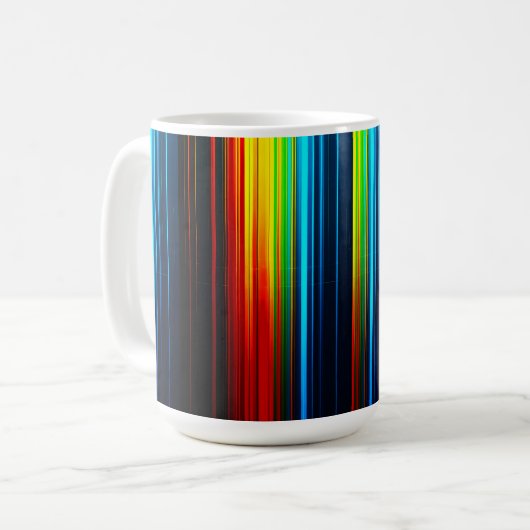 Vibrantes Farbspektrum Kaffeetasse (Vorderseite Links)