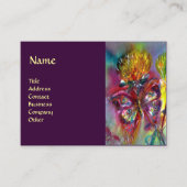 VIBRANTSCHALTFLÄCHEN IN BLAUEN, lila Visitenkarte (Vorderseite)