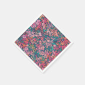 Vibrany Azalea Floral Serviette (Ecke)