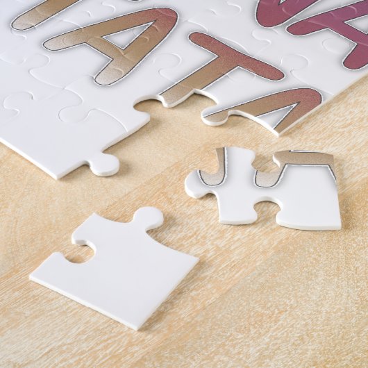 Vibrany Happy Birthday Hakuna Matata Design Puzzle (Seite)