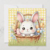 Vibrany Happy Oaster in einer gelben Hintergrundka (Vorderseite)