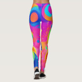 Vibrany Lady Digital Artwork Leggings (Rückseite)