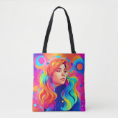 Vibrany Lady Digital Artwork Tasche (Vorderseite)