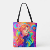 Vibrany Lady Digital Artwork Tasche (Rückseite)