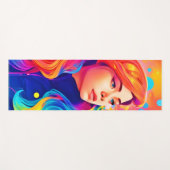 Vibrany Lady Digital Artwork Yogamatte (Vorderseite (Horizontal))