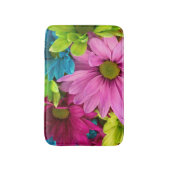 Vibrany Multicolored Daisy Floral Badematte (Vorderseite Vertikal)