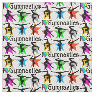 VIBRANZ UND FARBE I LIEBE GYMNASTICS FABRIK STOFF