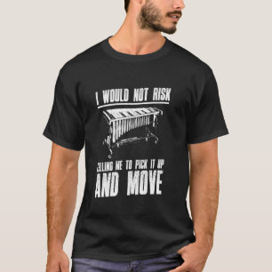 Vibraphon Marching Band Pit-Instrument Vibraphoni T-Shirt
