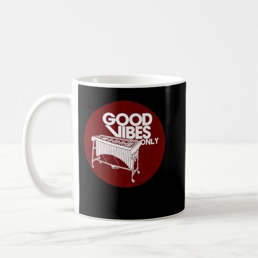 Vibraphone Good Vibes only - Vibraphonist & Marimb Kaffeetasse (Links)